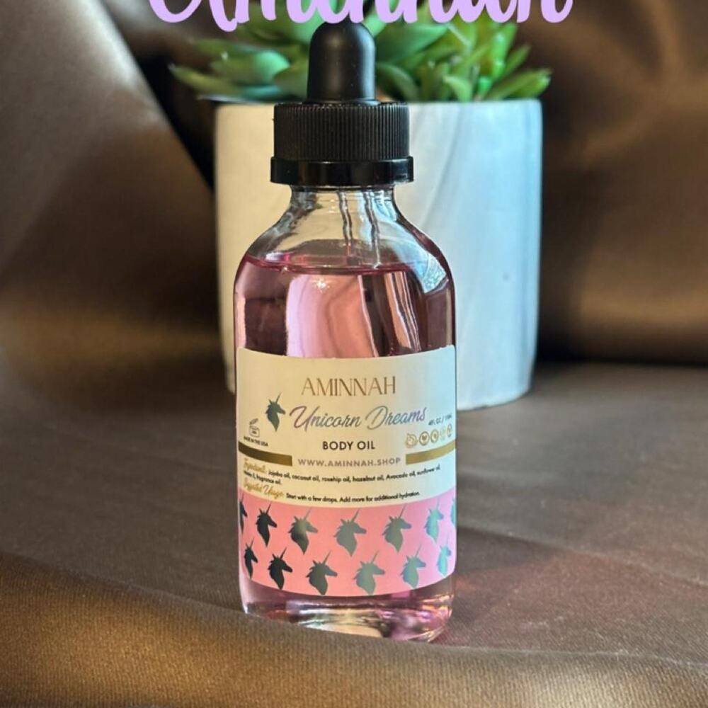 Aminnah Unicorn Dreams Body Oil
4 fl oz / 118 ml $40 retail new